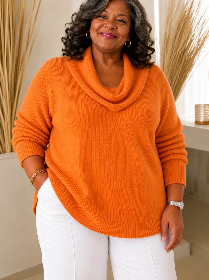 Cowl Neck Jumper for Women