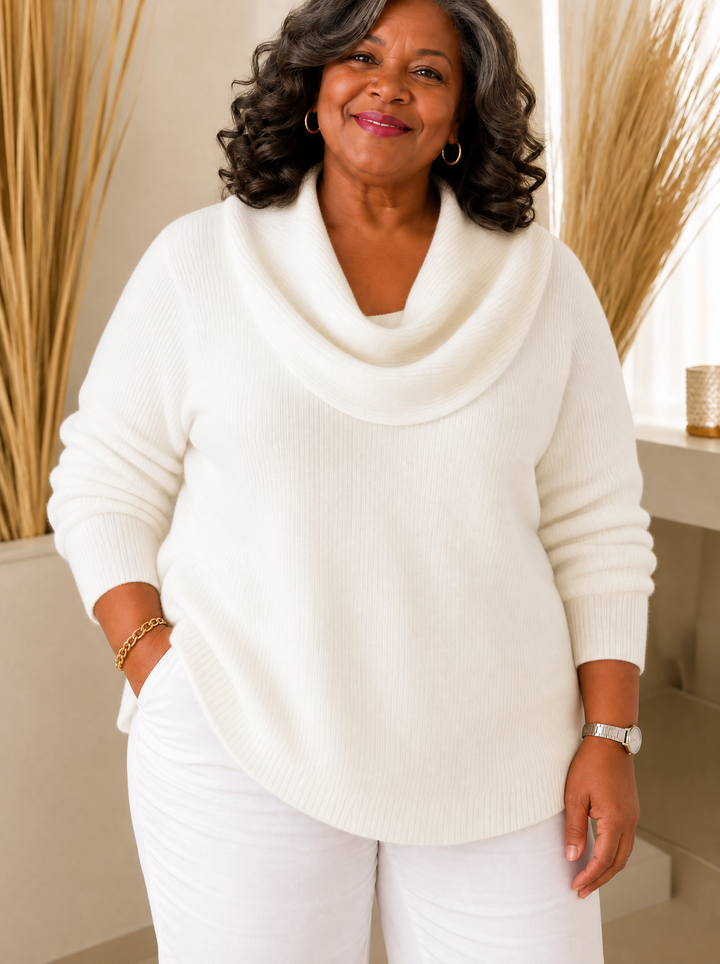 Cowl Neck Jumper for Women
