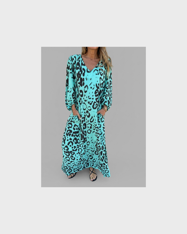 Hildegard Regensburg | Jessa  Maxikleid Leopard