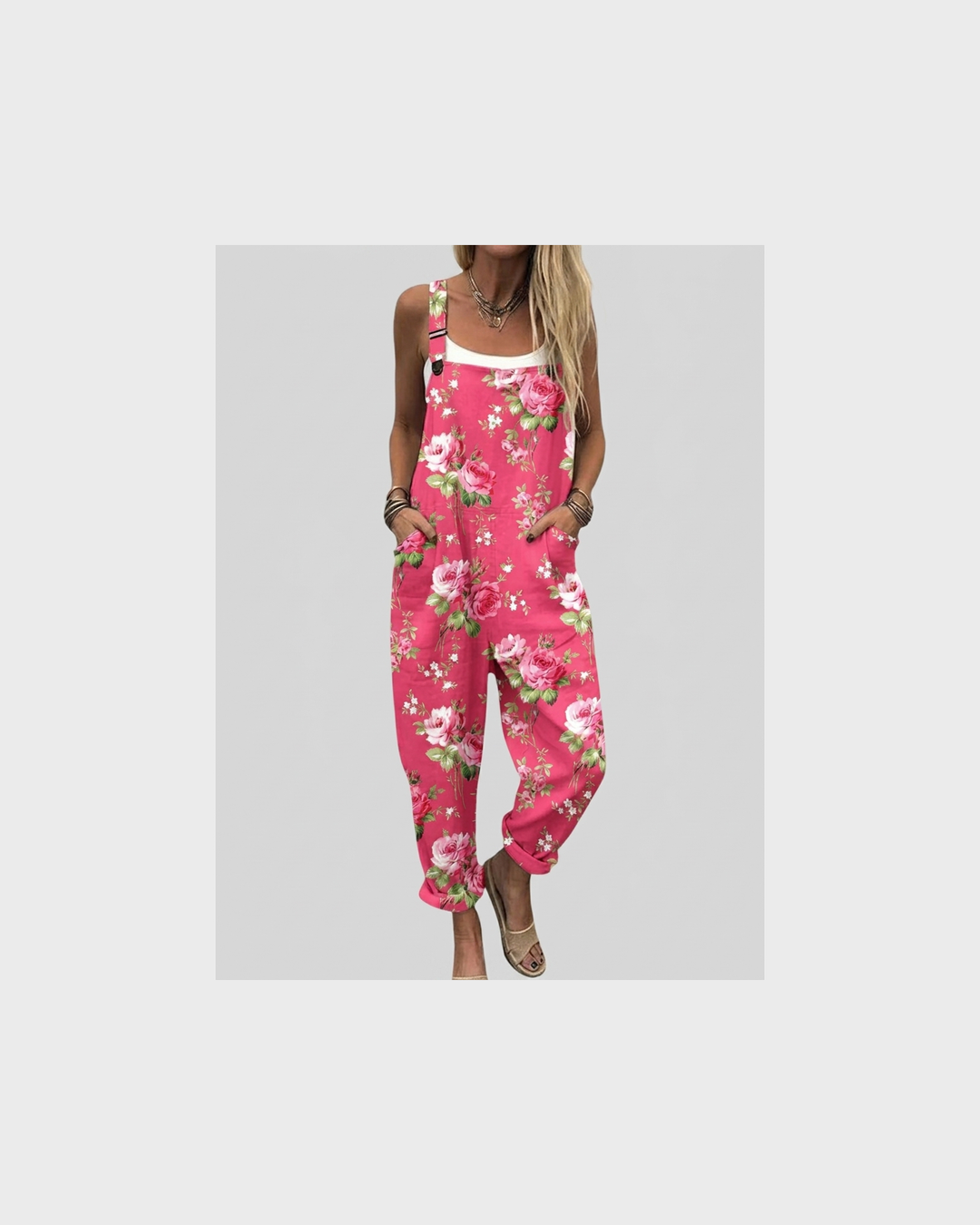 Ida Görlitz | Pinke Latzhose mit Rosen