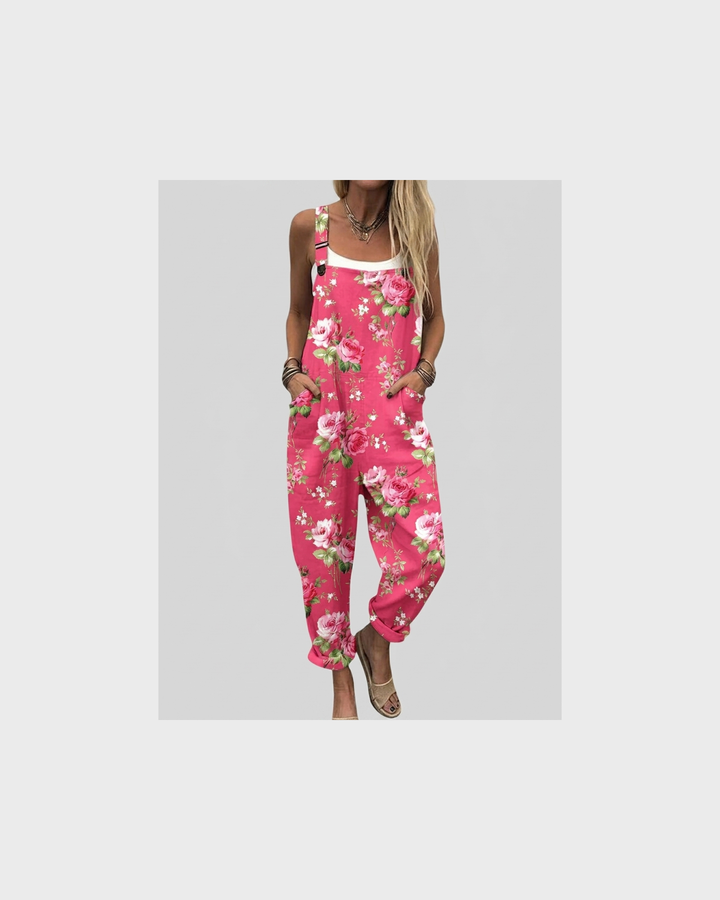 Ida Görlitz | Pinke Latzhose mit Rosen