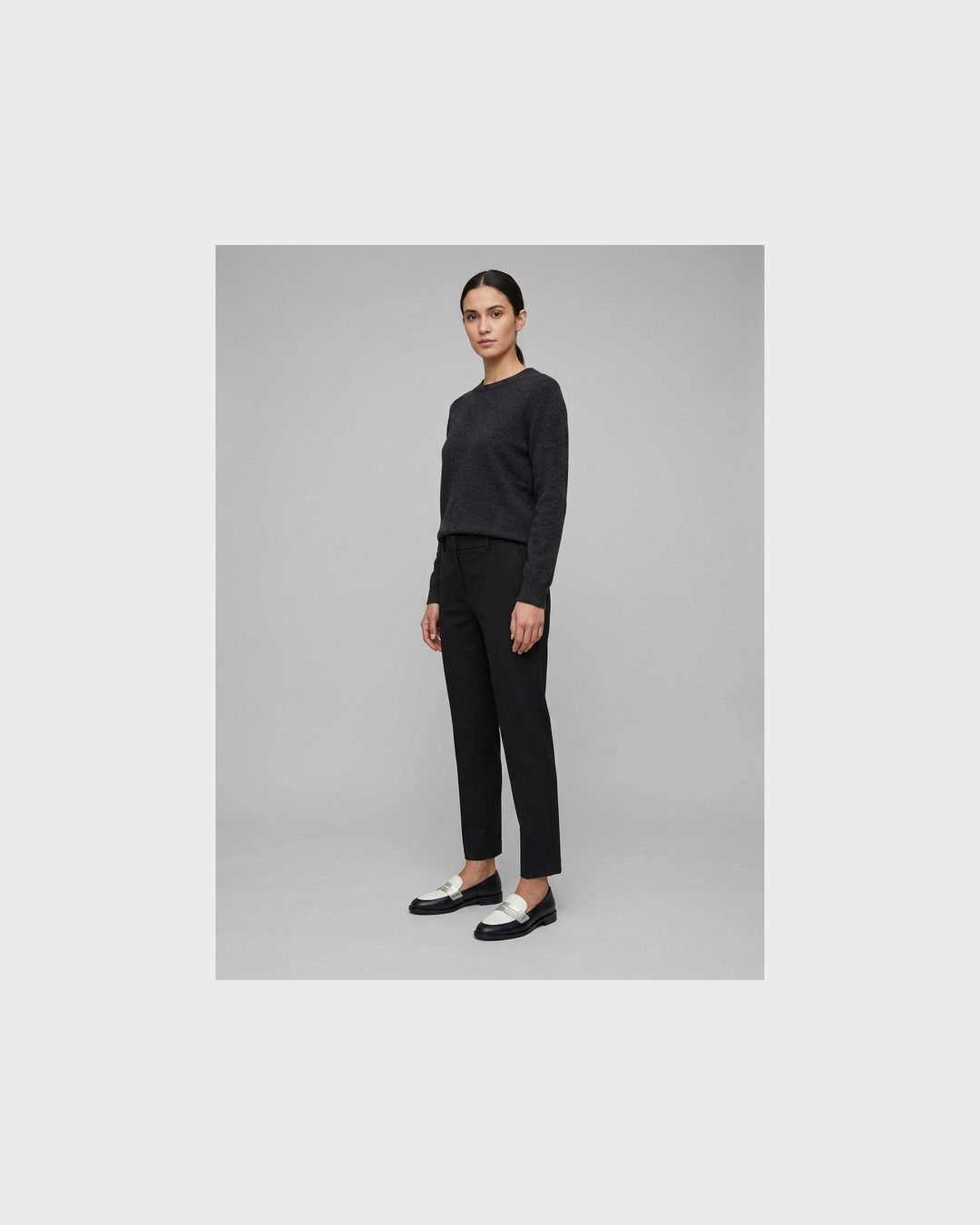 Ida Tübingen | Schwarze Metallic-Mokassins