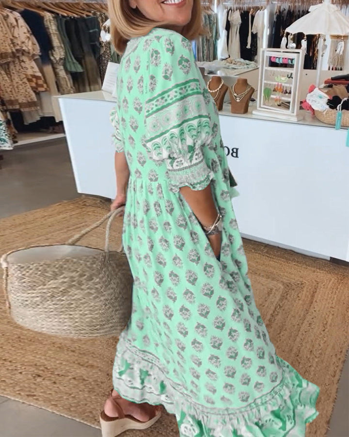 Rosalinde Worms | Boho Kleid in Blau