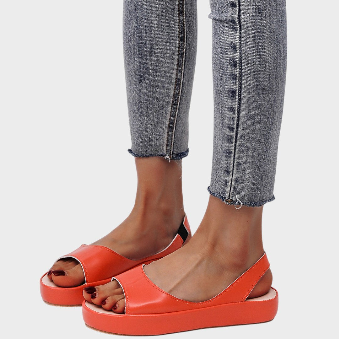 Emma Schwerin | Elegante Orthopädische Sandalen in Gelb