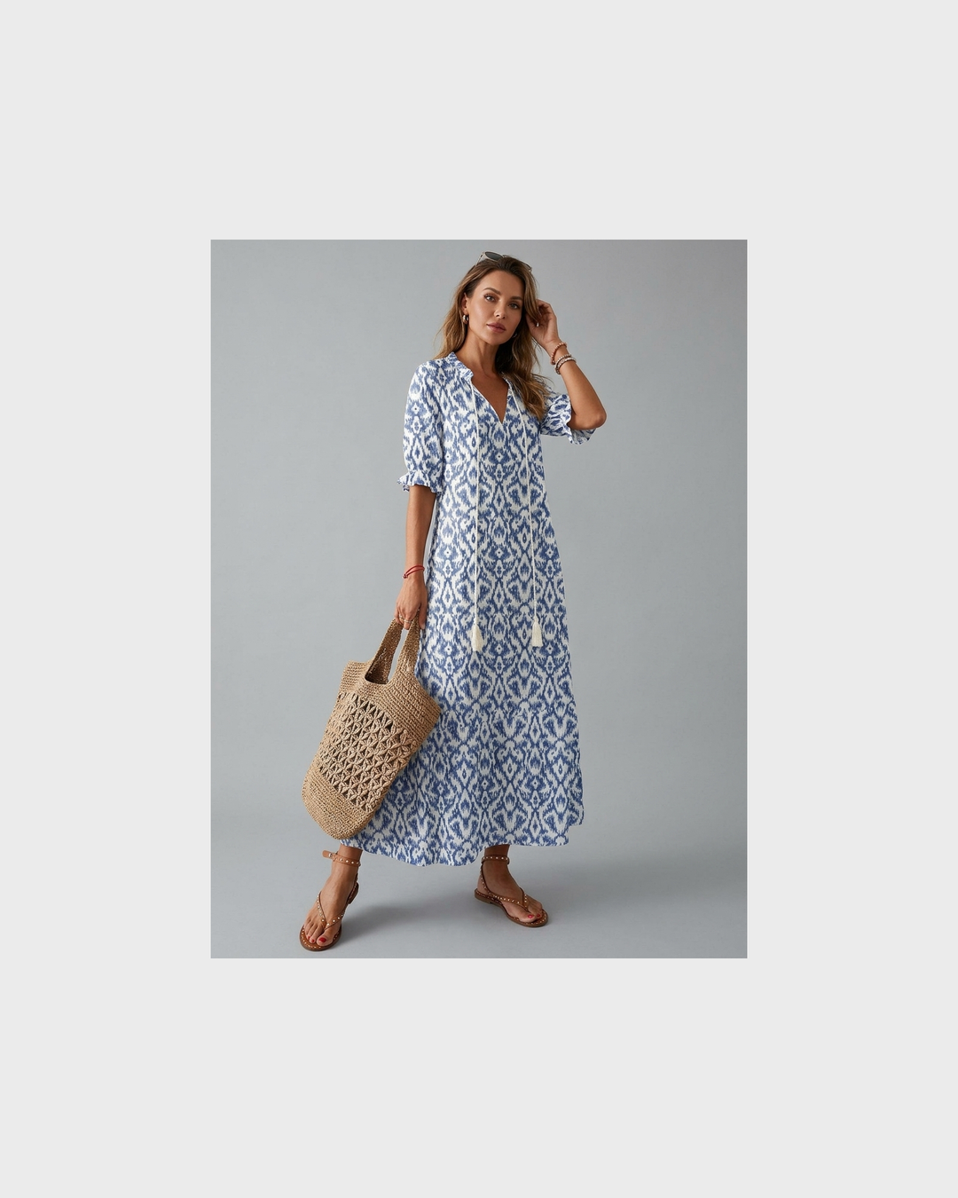 Irmgard Bautzen | Vintage Boho Maxikleid für Den Sommer