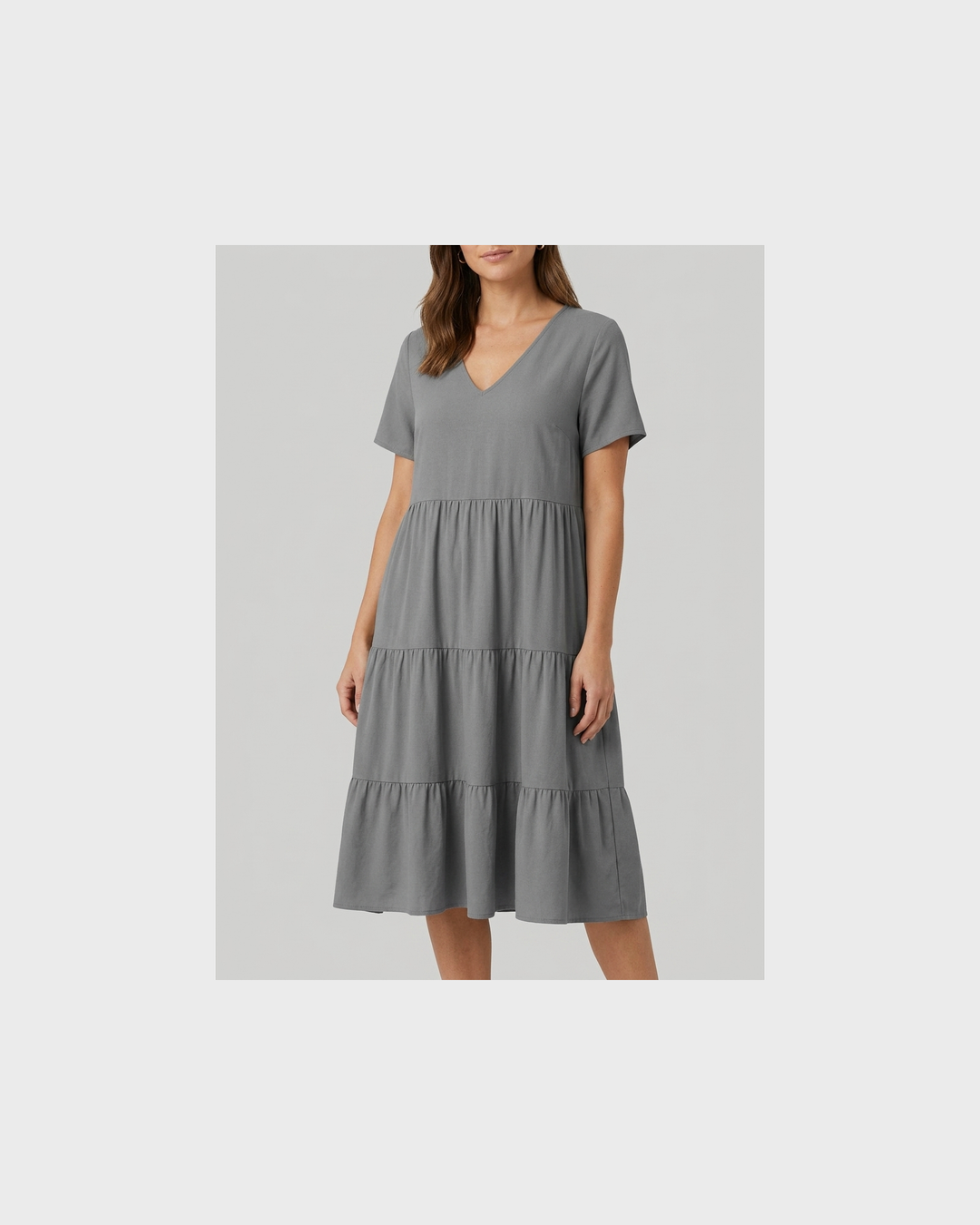 Isolde Goslar | Bexley  Lässiges Sommerkleid mit V-Ausschnitt