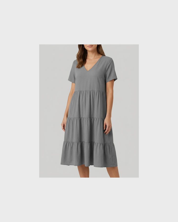 Isolde Goslar | Bexley  Lässiges Sommerkleid mit V-Ausschnitt
