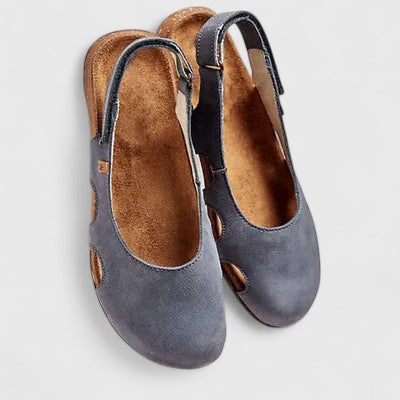 Frieda Landshut | Bequeme Orthopädische Sandalen in Blau