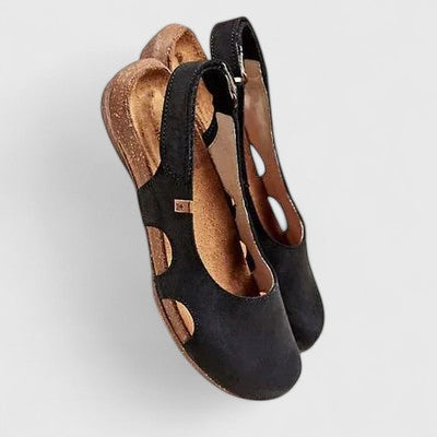 Frieda Landshut | Bequeme Orthopädische Sandalen in Blau