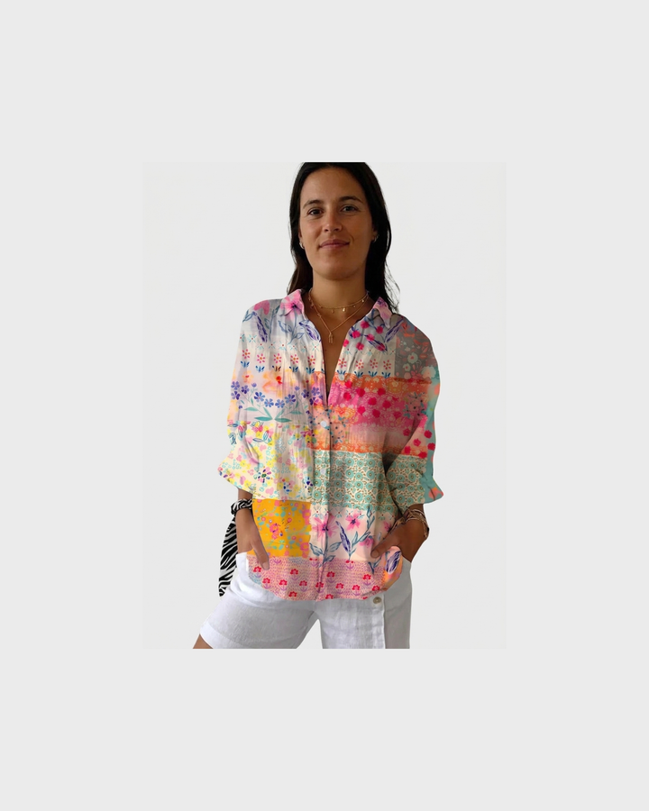 Josefine Bautzen | Leichte und Farbenfrohe Druckbluse