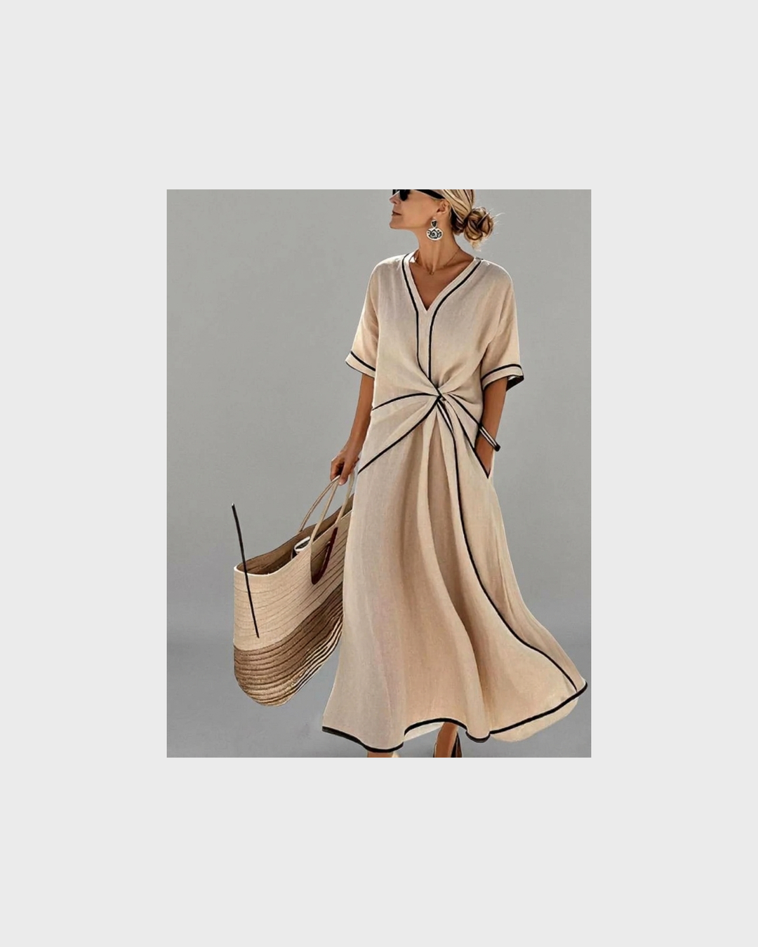 Luise Goslar | Maxikleid mit Drapierung
