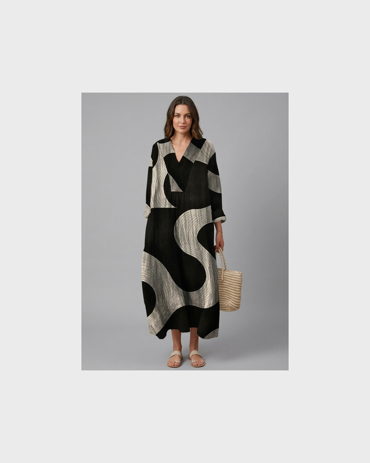 Luise Passau | Flatterndes Bedrucktes Sommerkleid