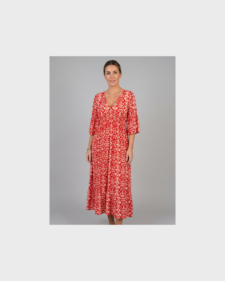 Marlene Wismar | Lillia  Bedrucktes Boho-Kleid