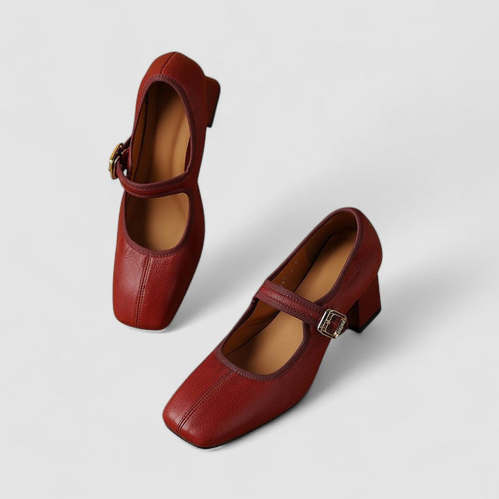 Wilhelmine Rüdesheim | Orthopädische Mary Jane Schuhe in Schwarz