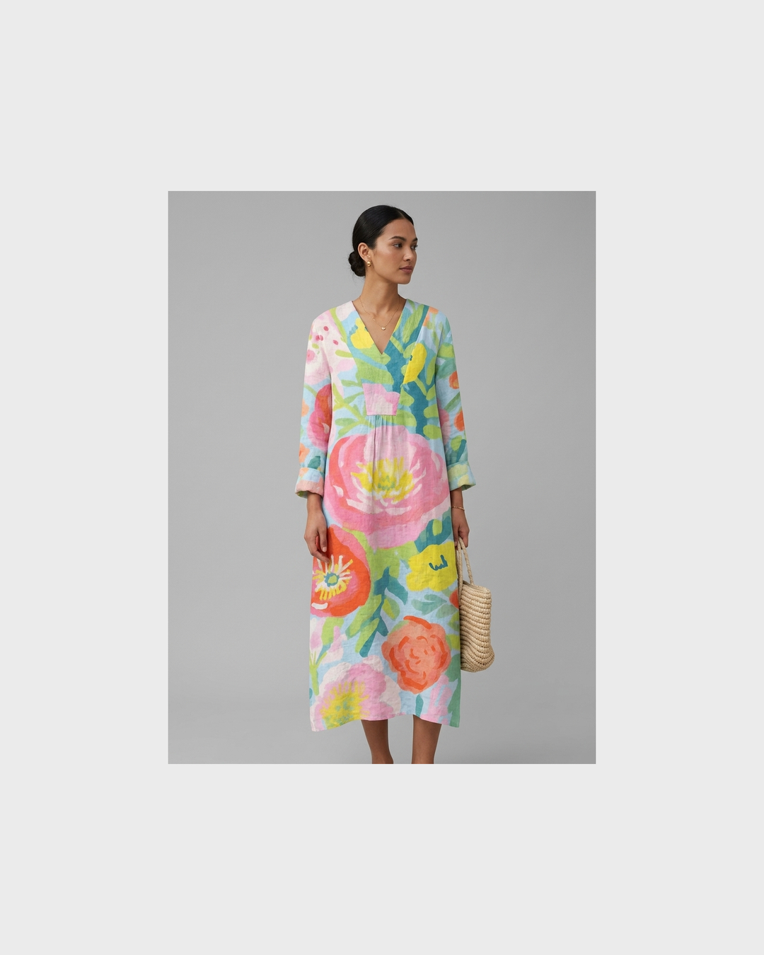 Matilda Heidelberg | Fließendes Sommerkleid mit Druck