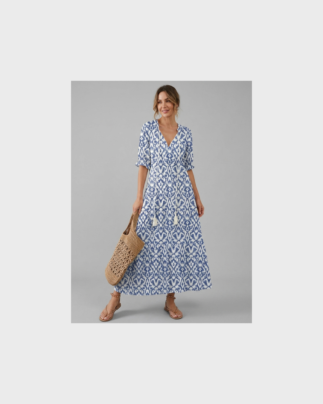 Mia Celle | Michaela  Boho Kleid mit Bauchbedeckung