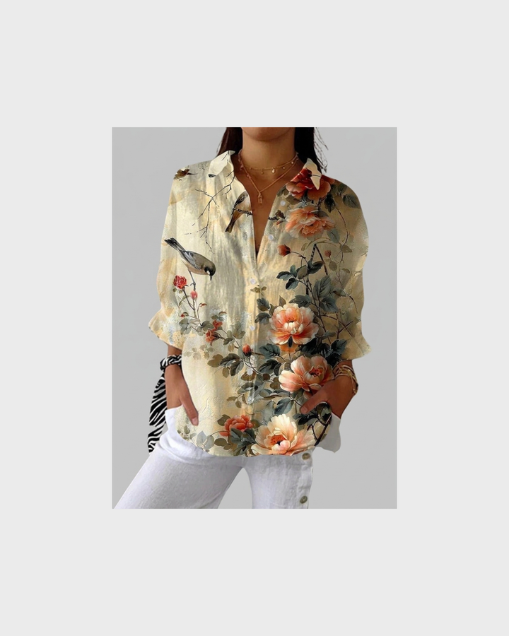 Mia Marburg | Leichte und Bunte Druckbluse