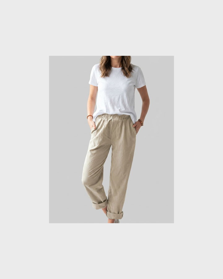 Mia Wismar | Hose mit Weicher Struktur