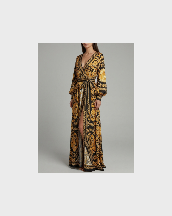 Paulina Görlitz | Faye  Boho Bedrucktes Kleid