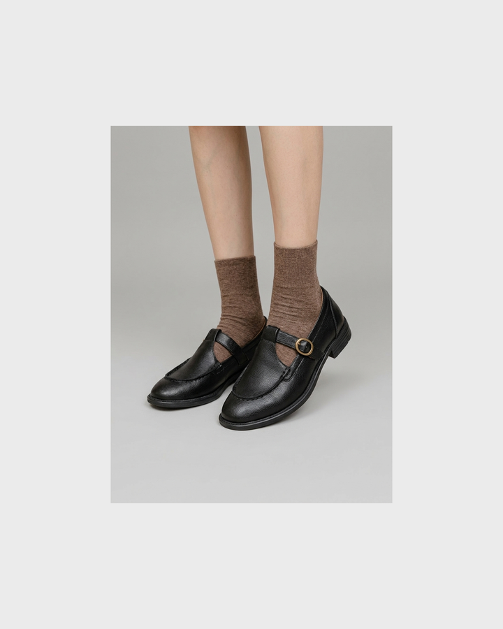 Paulina Goslar | Orthopädische Mary Jane Schuhe mit Quadrater Spitze