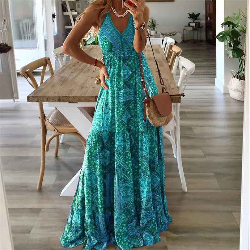 Irmgard Passau | Ärmelloses Boho-Kleid