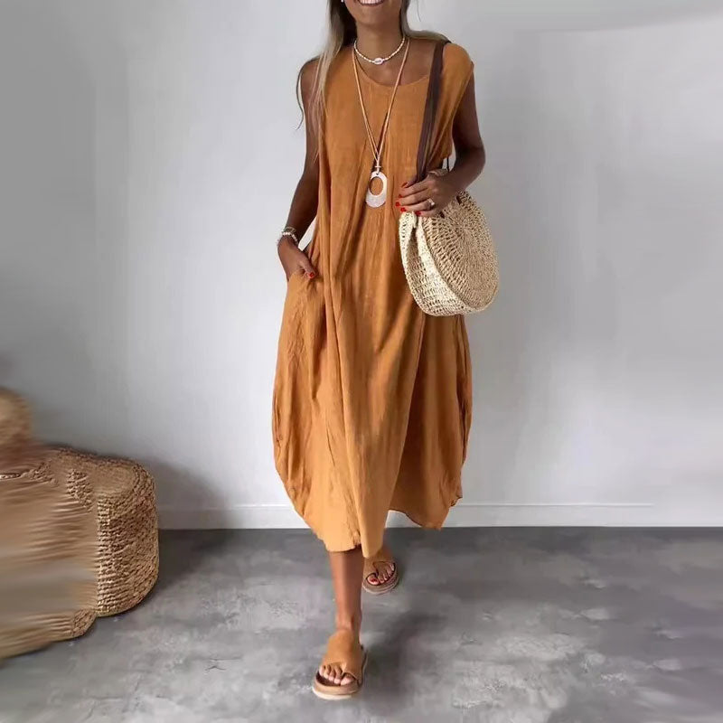 Hildegard Freiburg | Ärmelloses Lässiges Kleid