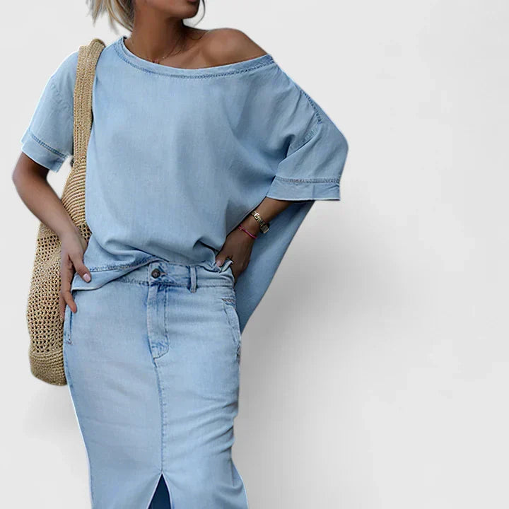 Hildegard Celle | Elegantes Maxi-Rock-Set