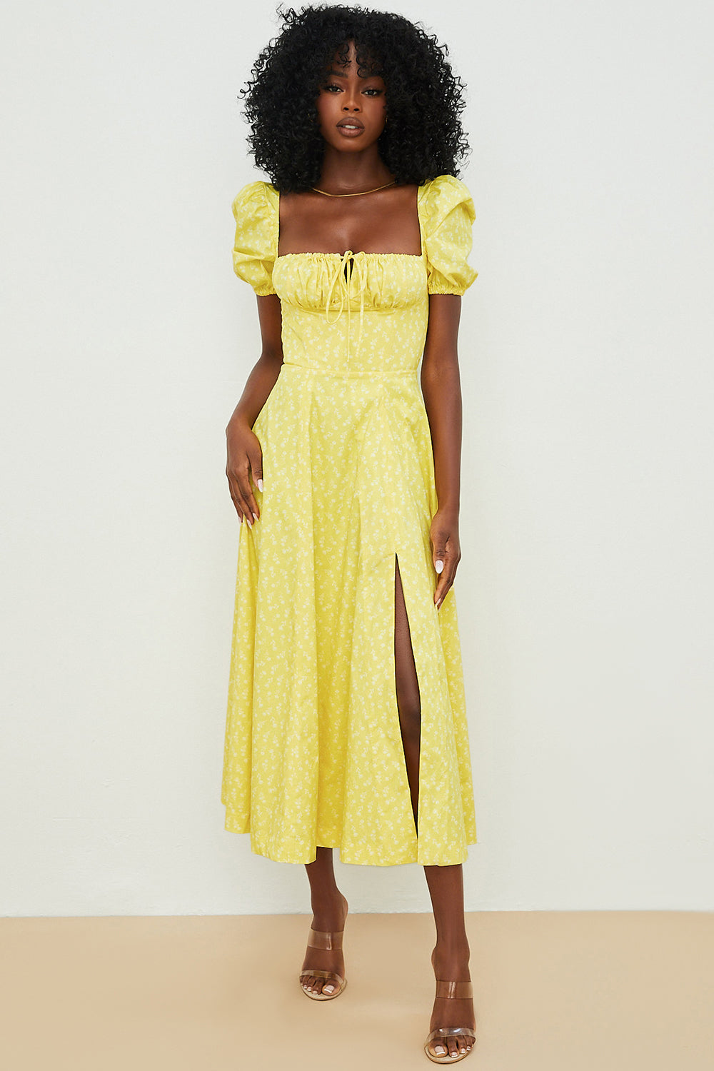 Sieglinde Potsdam | Kleid mit Puffärmeln Bloom