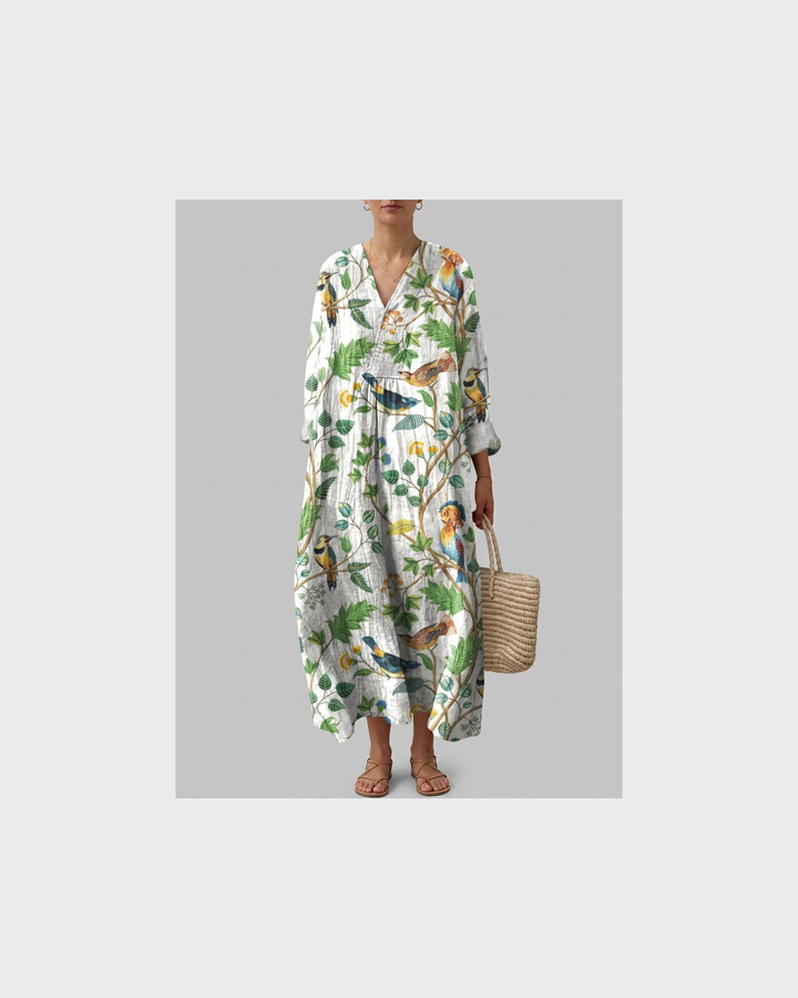Theresa Marburg | Fließendes Sommerkleid mit Druck