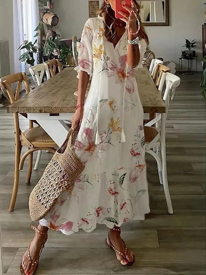 Mia Celle | Boho Kleid mit Bauchbedeckung