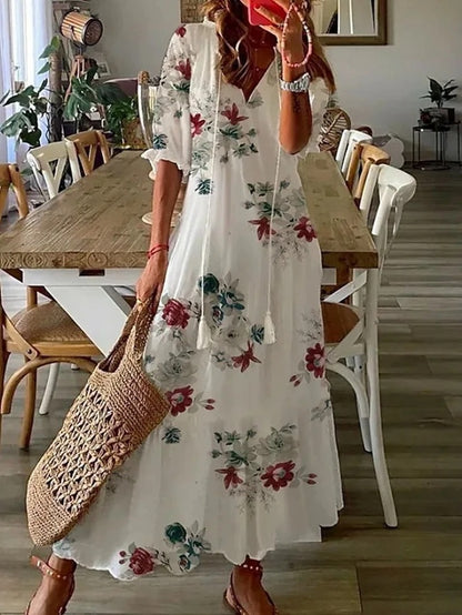 Mia Celle | Boho Kleid mit Bauchbedeckung