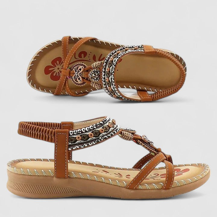Clara Bamberg | Bequeme Orthopädische Sandalen in Kobalt Blau
