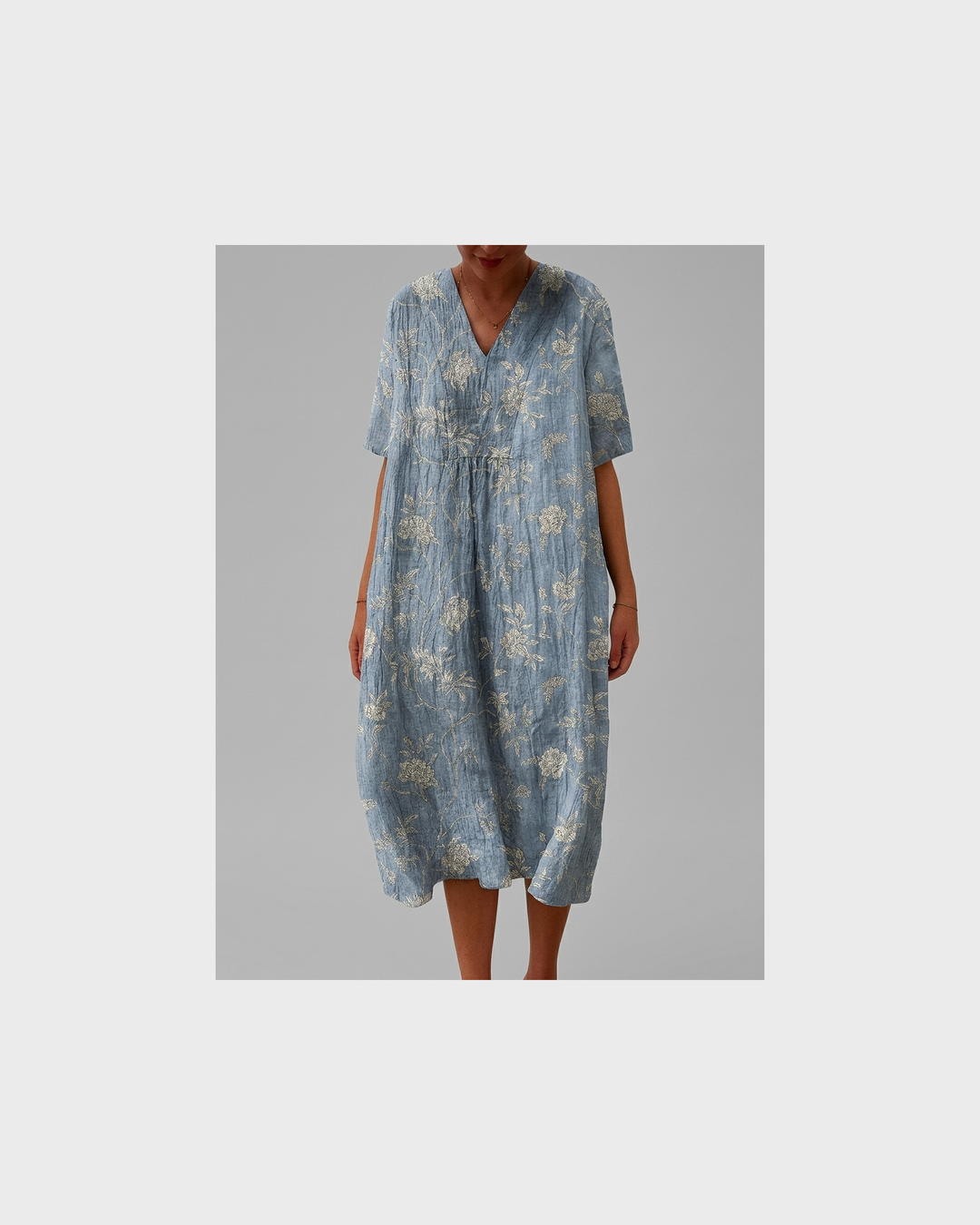 Waltraud Görlitz | Flatterndes Gedrucktes Sommerkleid