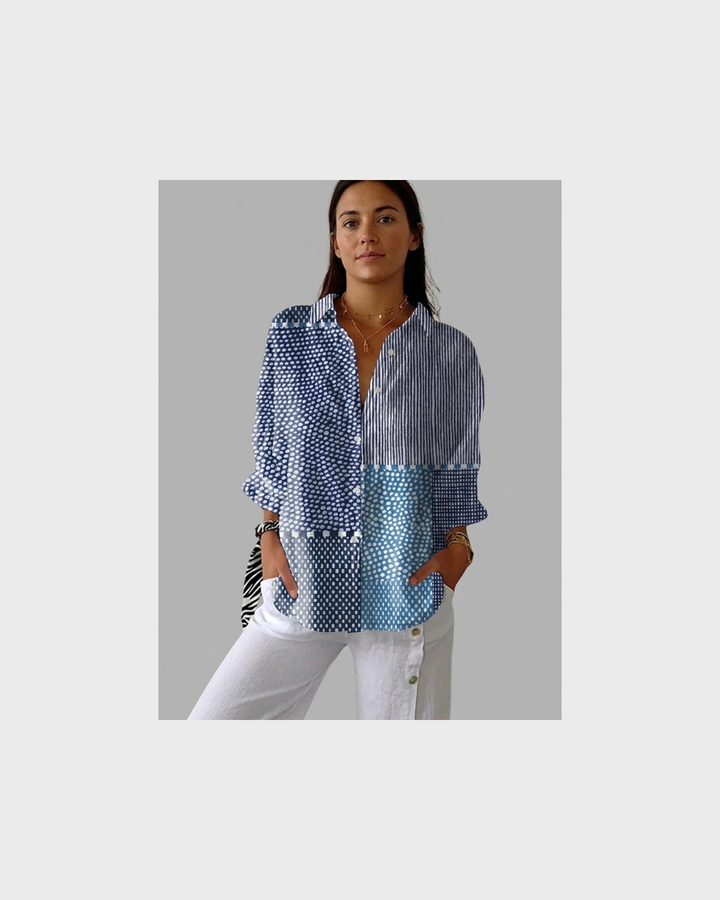 Waltraud Meissen | Leichte und Farbenfrohe Druckbluse