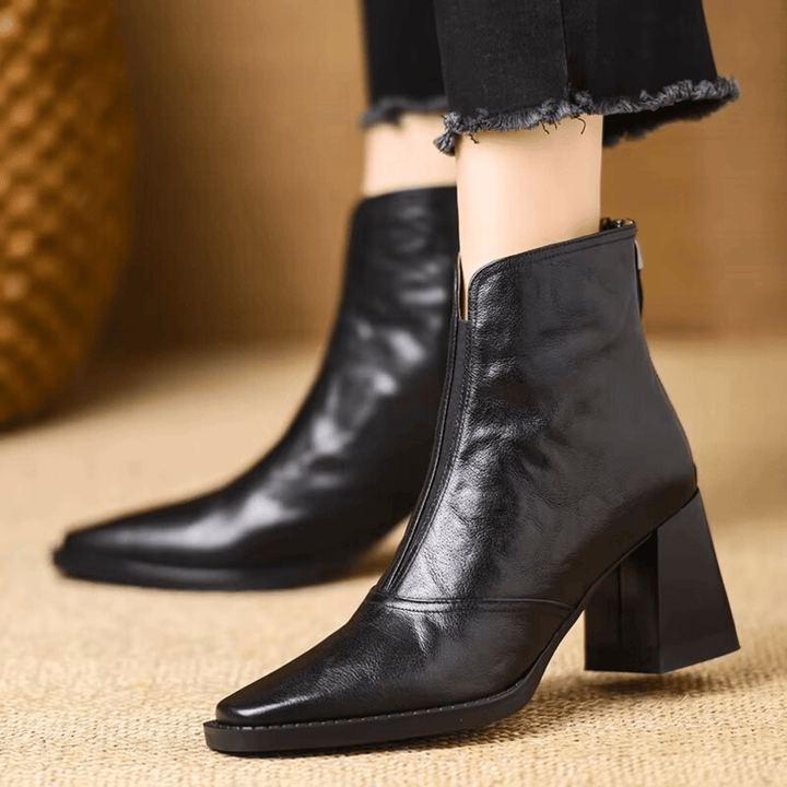 Marlene Münster | Luxuriöse Stiefeletten mit Mittelhohem Absatz