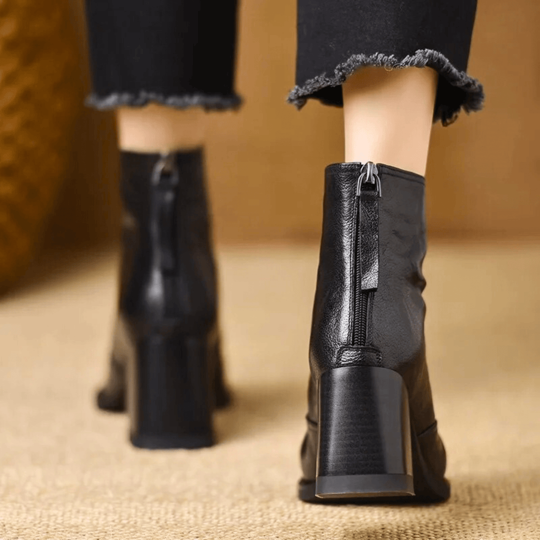 Marlene Münster | Luxuriöse Stiefeletten mit Mittelhohem Absatz
