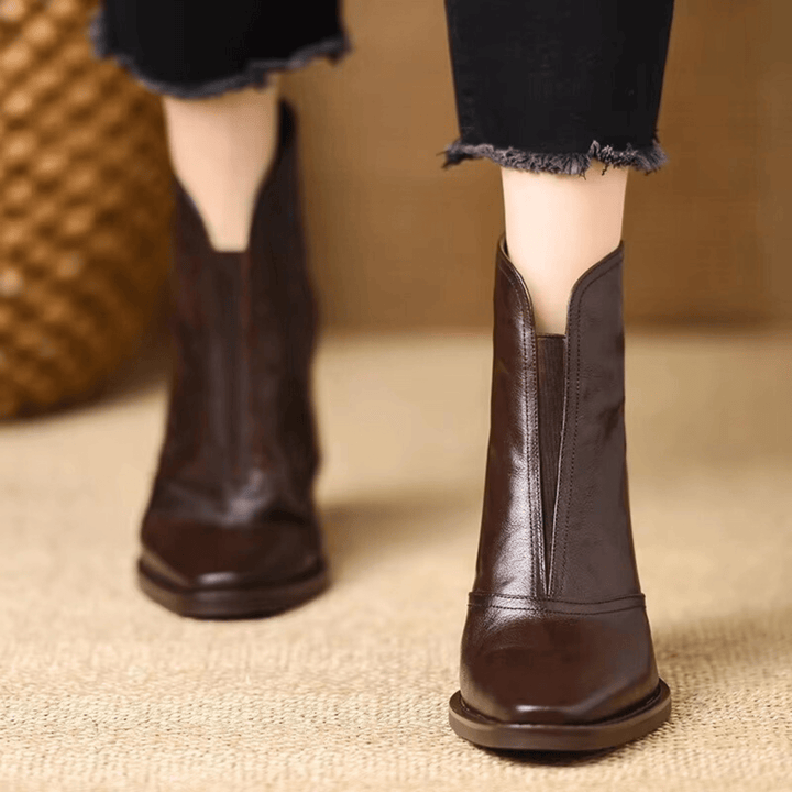 Marlene Münster | Luxuriöse Stiefeletten mit Mittelhohem Absatz