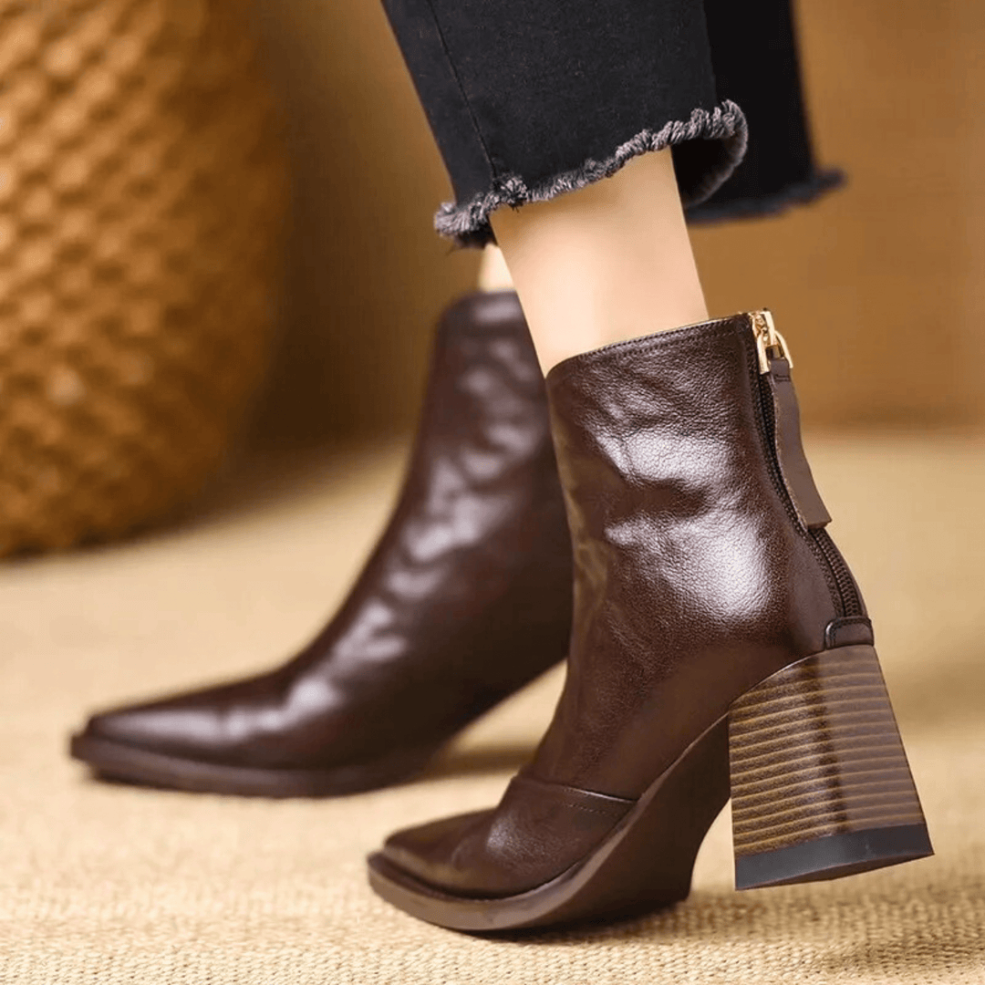 Marlene Münster | Luxuriöse Stiefeletten mit Mittelhohem Absatz