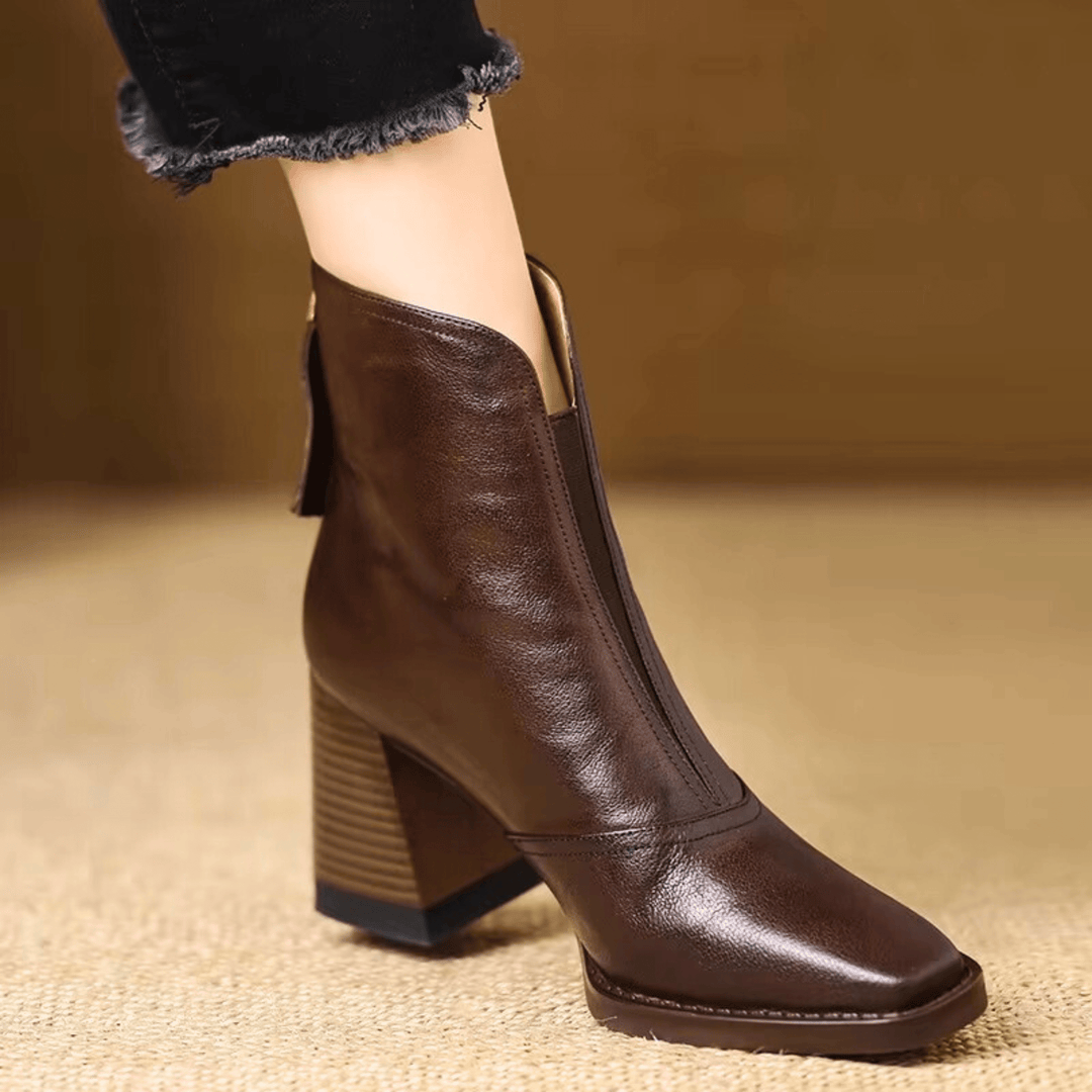 Marlene Münster | Luxuriöse Stiefeletten mit Mittelhohem Absatz