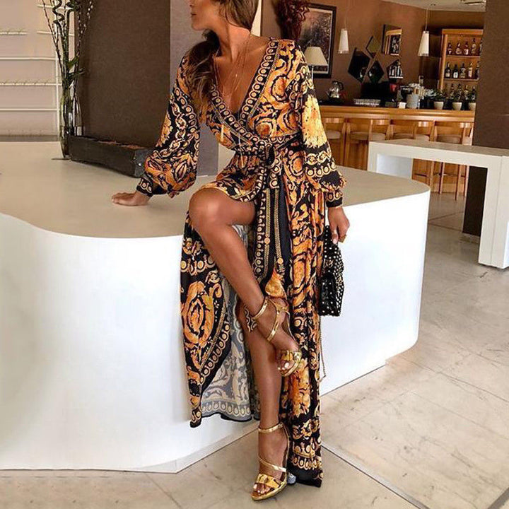 Paulina Görlitz | Boho Bedrucktes Kleid