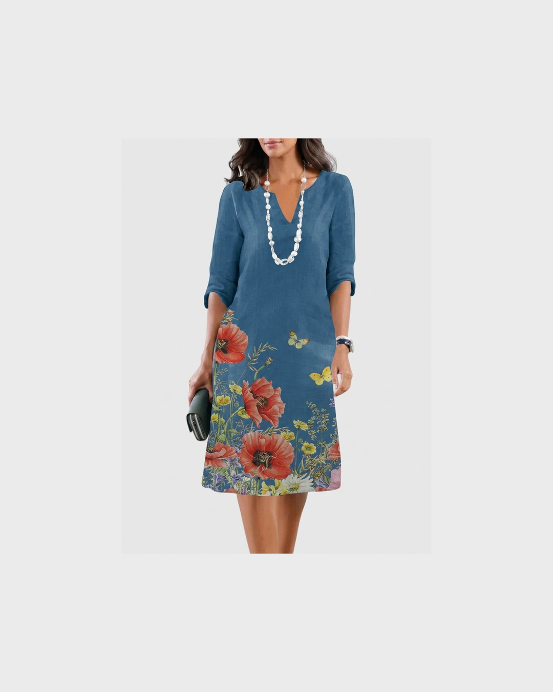 Wilhelmine Trier | Floraler Stufenkleid