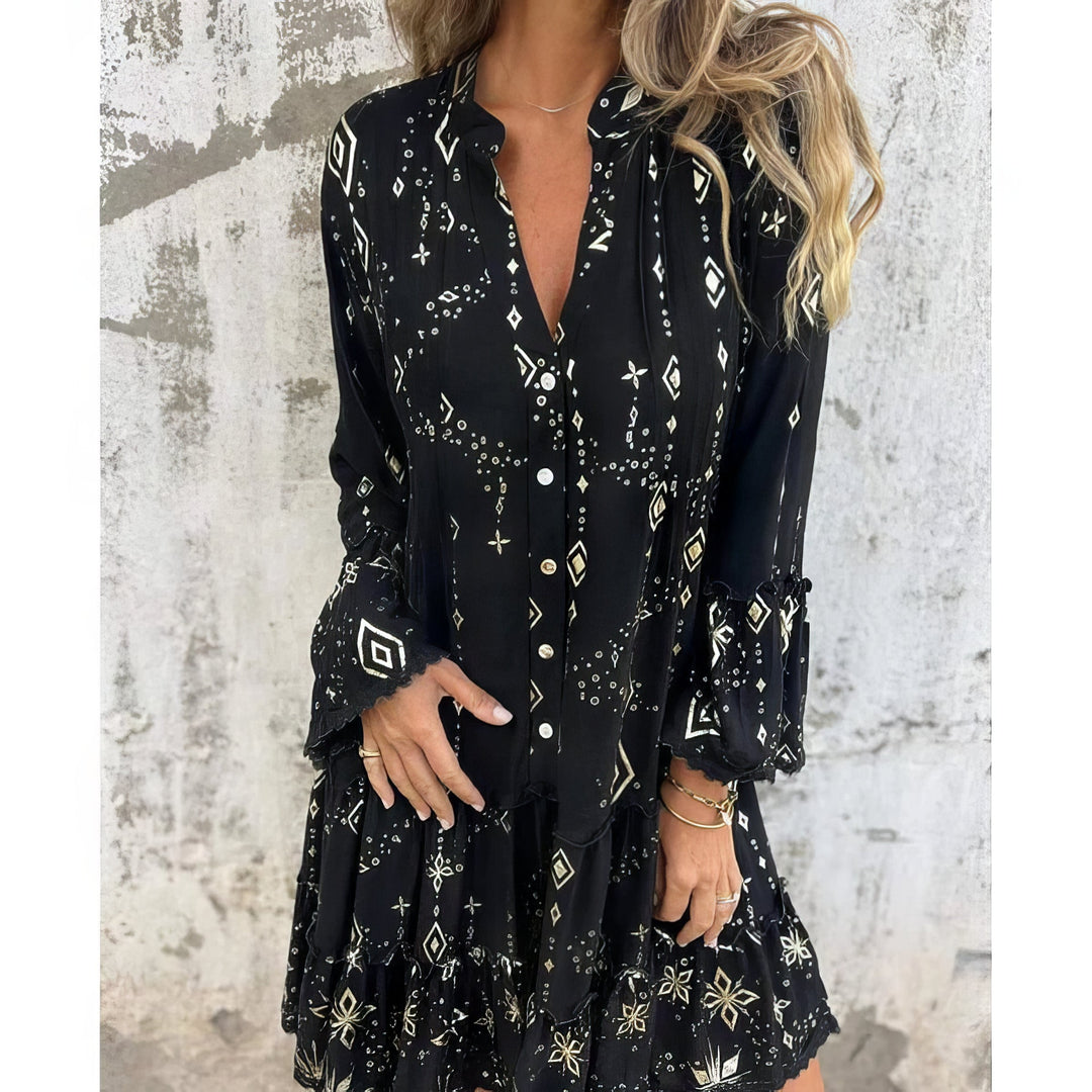 Frieda Tübingen | Boho Kleid in Schwarz