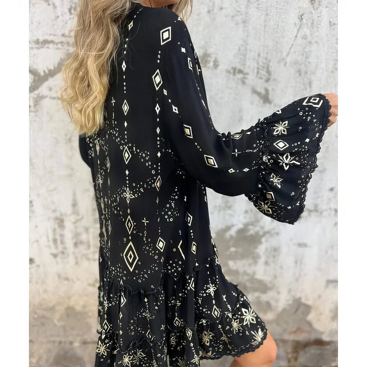 Frieda Tübingen | Boho Kleid in Schwarz